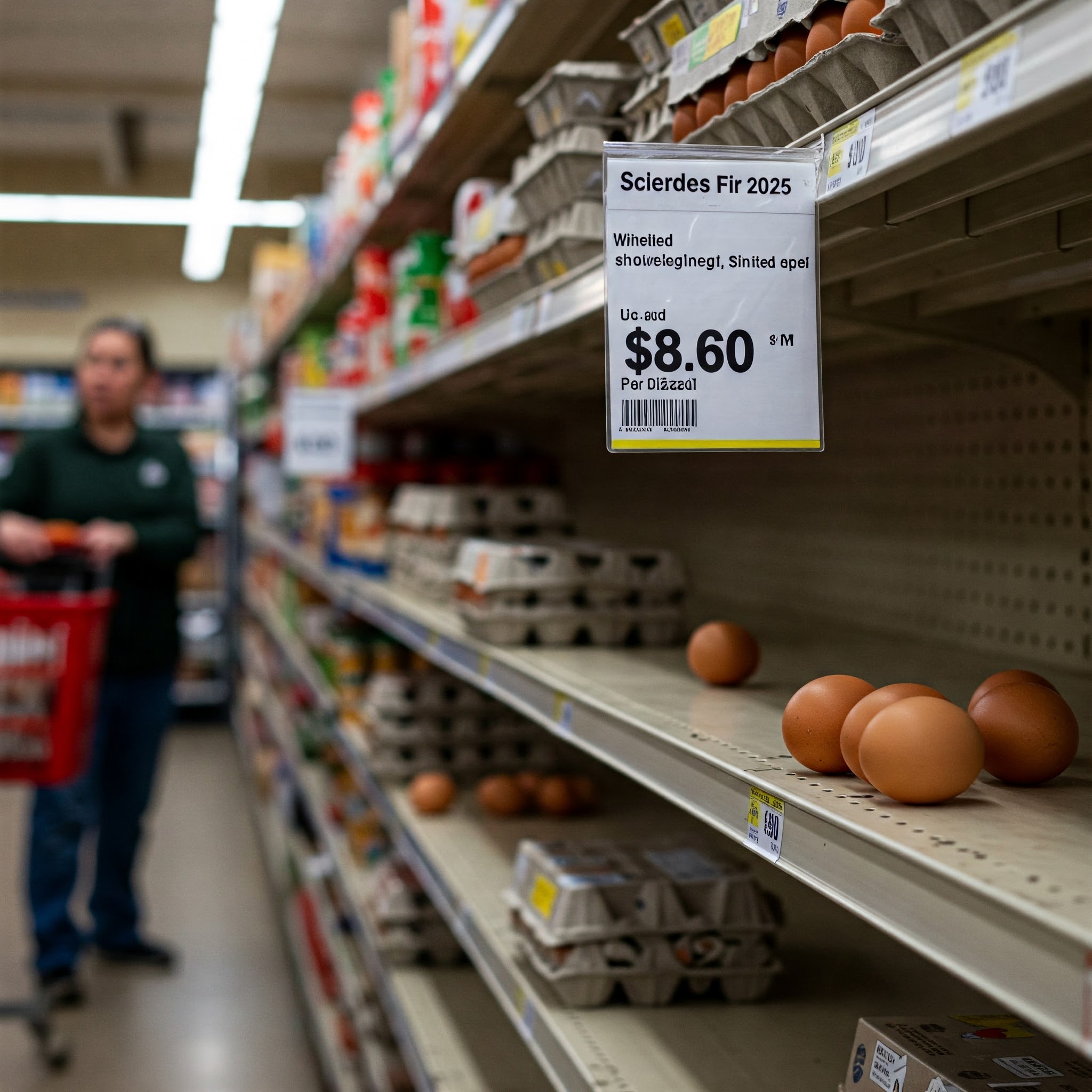  Rekordhohe Eierpreise und Versorgungsängste trüben amerikanische 