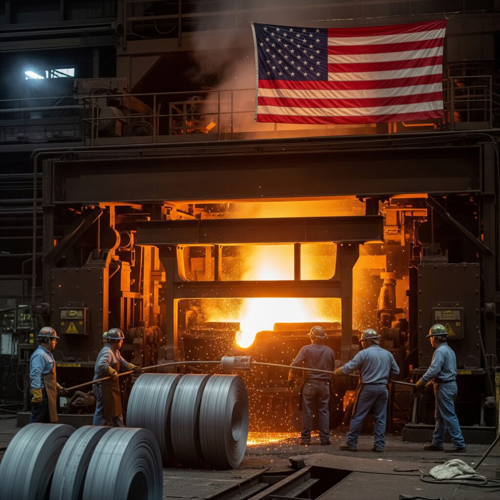 Präsident Trump will höhere Steuern auf Stahl und Aluminium