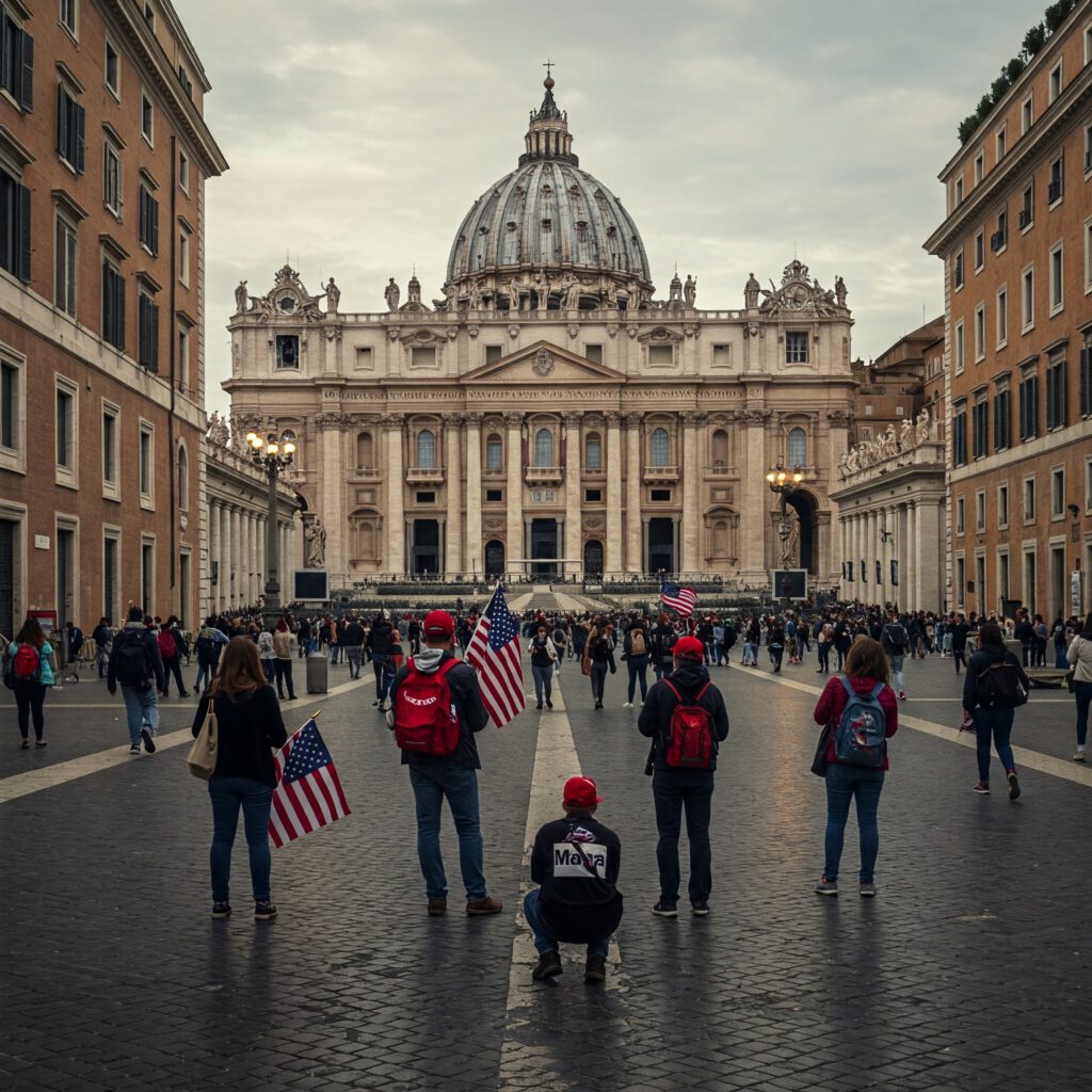 Ein Bild von Donald Trump als Papst sorgt für Ärger