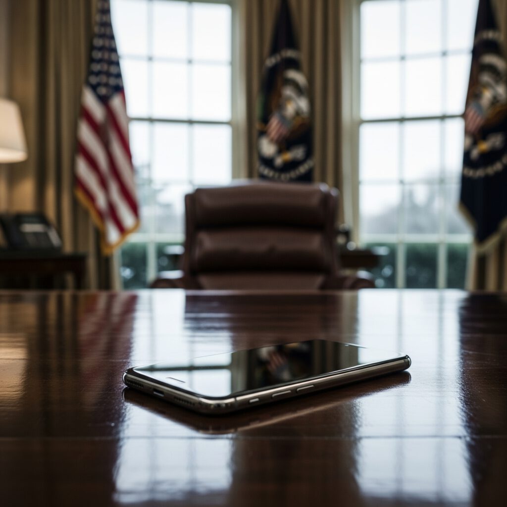 Die WhatsApp-Doktrin: Wie Donald Trump die Weltpolitik auf seinem Handy neu verhandelt