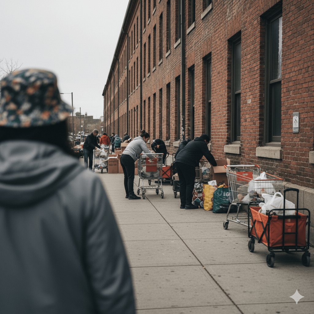Zwischen Luxusmeile und Lebensmitteltafel: Amerikas brüchige Wohlstands-Fassade
