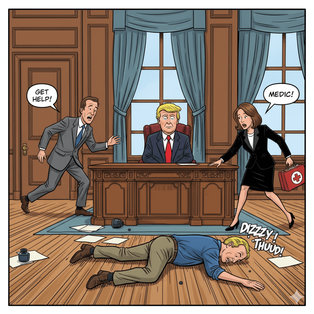 Sieg der Bilder, Niederlage der Botschaft: Trumps inszenierter Triumph und der reale Kontrollverlust